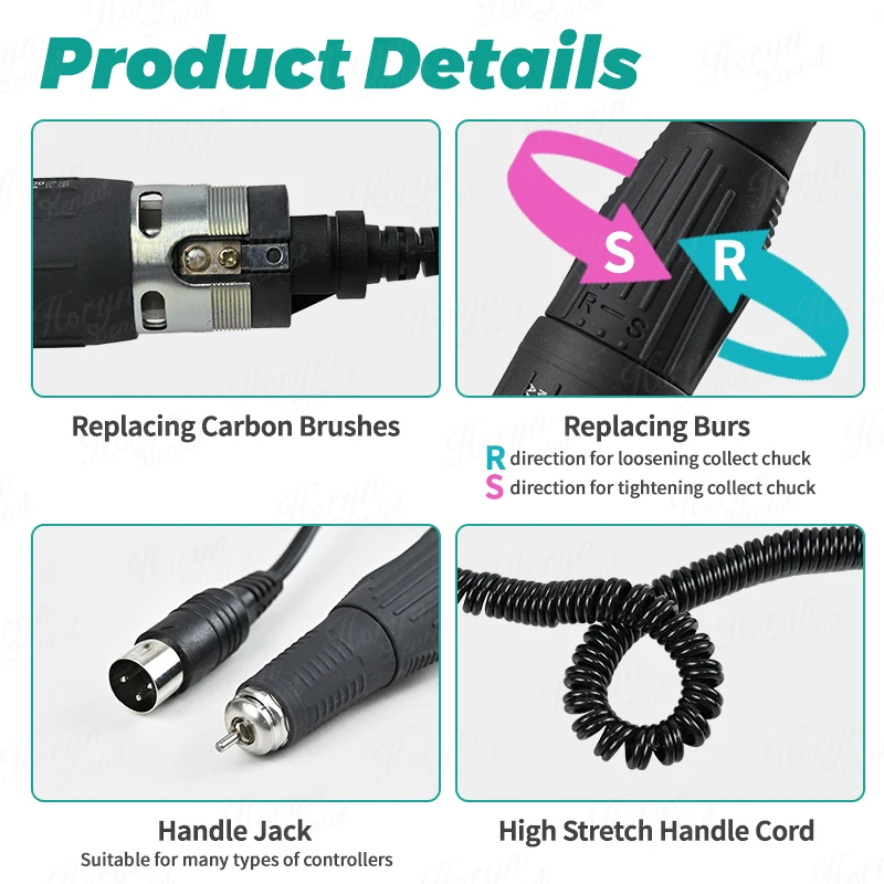 den tal Laboratorium Micromotor Polijsten Micro Motor Handstuk Onderdelen Fit 35000 RPM Handvat den tistry Lab Apparatuur den tal Tool