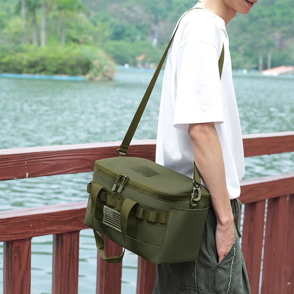 

Уличная термосумка для обедов большой вместимости, изолированная сумка-холодильник для кемпинга, пикника, пляжа, работы, поездок