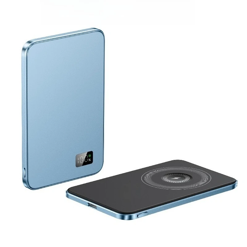 5000/10000mAh PD20W Magnetic Wireless Fast Charging LED Display Portable Battery for IPhone for Samsung for Xiaomi