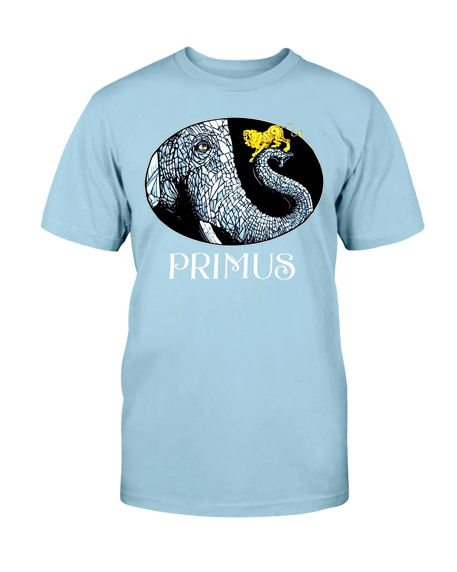 HOT NEW Primus band Men T-shirt Blue Short Sleeve All Sizes S-5Xl JJ3368