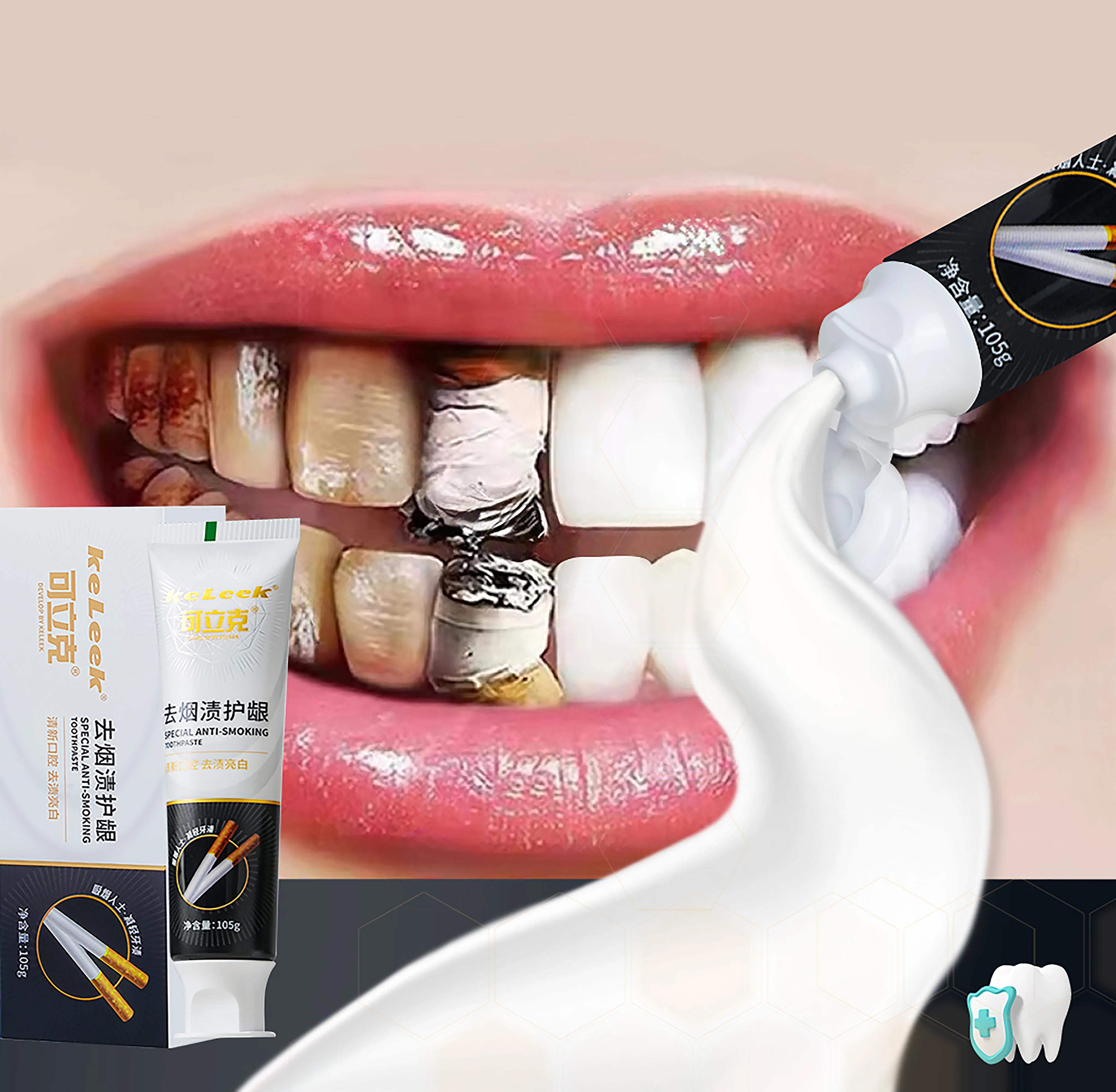 Dentifrice blanchissant pour l - Teeth Whitening Bleach avis et prix