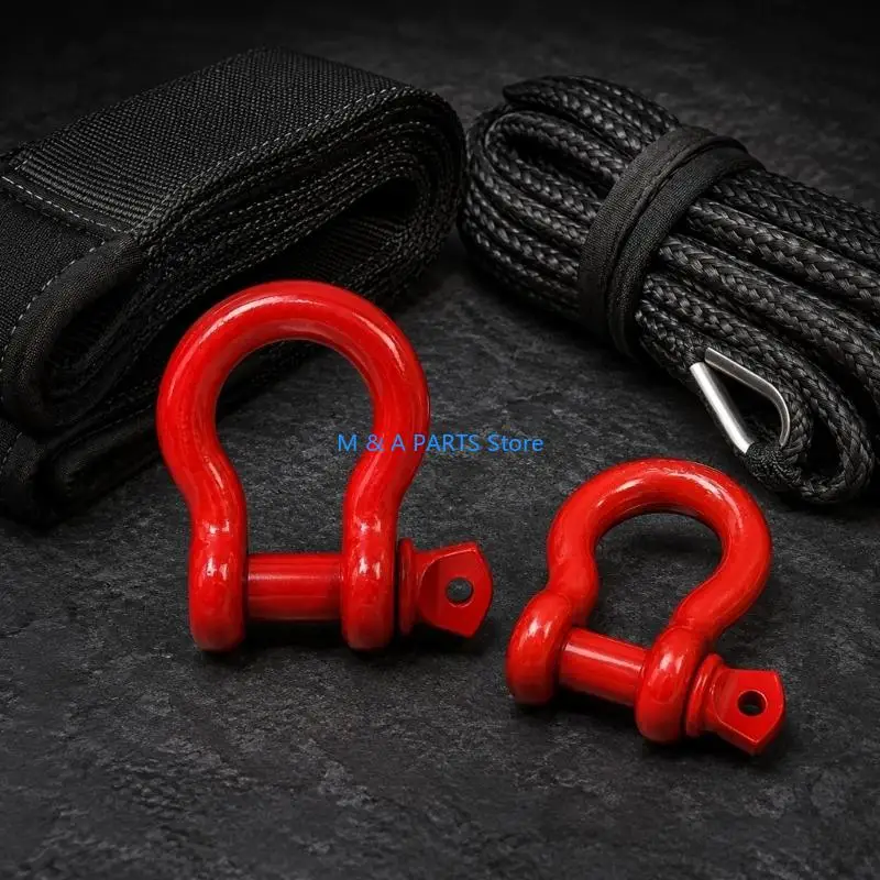 U1JF Bright Red Tow Connector Hardware for Trailer Use and Gear Checks