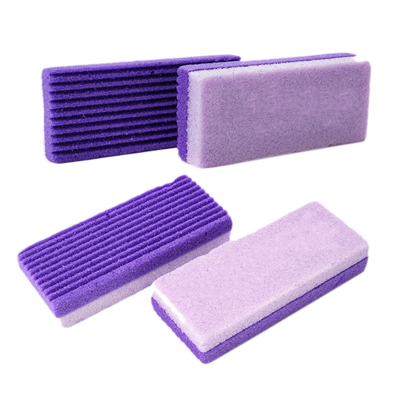 4 pezzi piede pomice spugna pietra Pedicure per piede callo esfoliante pelle dura rimuovere Pedicure Scrubber