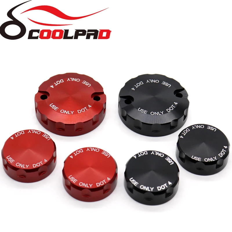 

Front Clutch Brake Fluid Cylinder Covers For DUCATI V4 V2 Panigale 1299 1199/S/R 959 899 Motorcycle CNC Rear Brake Reservoir Cap