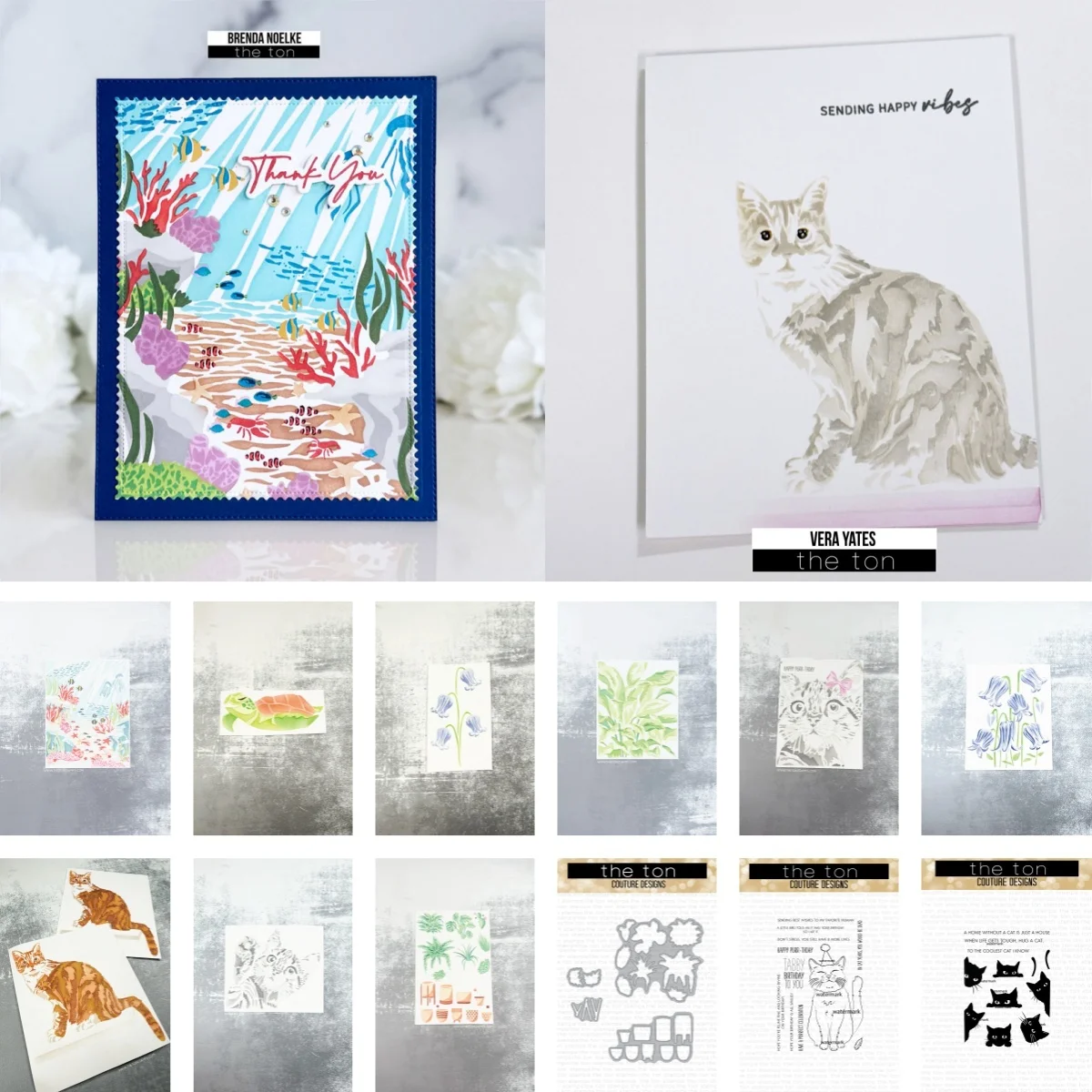 2026 August Summer Birthday Cat Sea Turtle Clematis Metal Cutting Dies For DIY Decorating Scrapbook Paper Embossing Craft