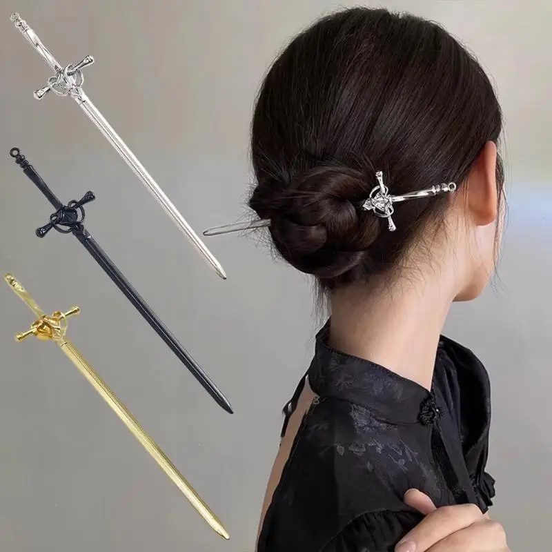 DIY Kreative Haarnadel im chinesischen Stil, Haargabel, Punk-Trendy Haaraccessoires für Frauen – Detail 7