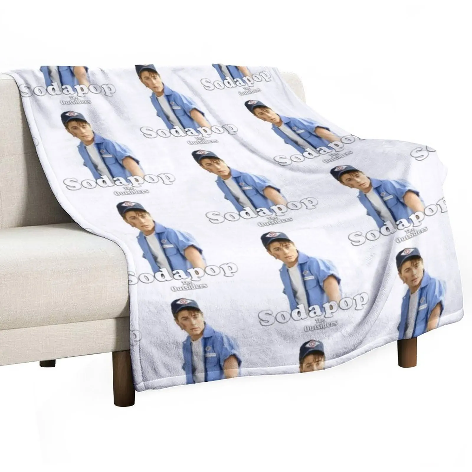 Sodapop Curtis (The Outsiders) Throw Blanket Sofa warm winter anime Fluffy Shaggy Blankets