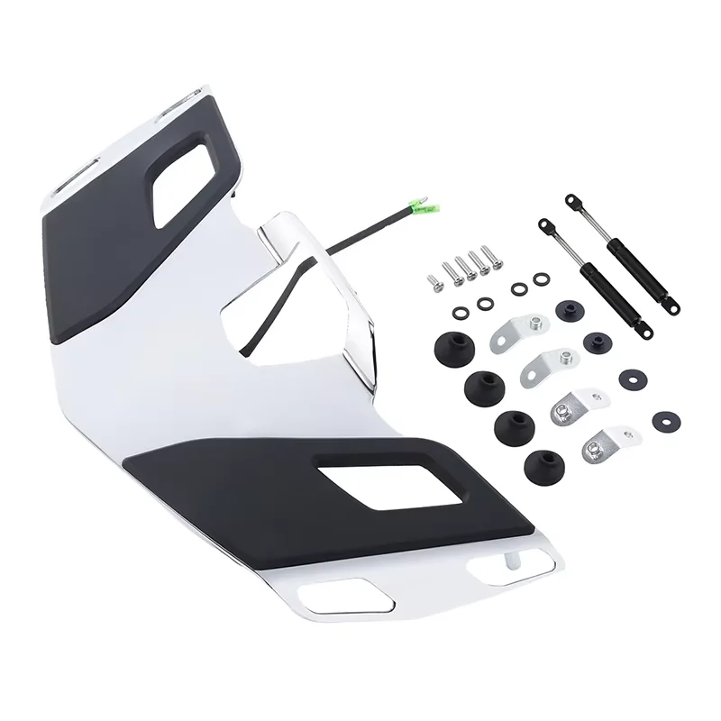 

Rear Trunk Luggage Rack W/ LED Brake Light for Goldwing GL1800 2018 2019 2020 Motorcycle Chrome/Black