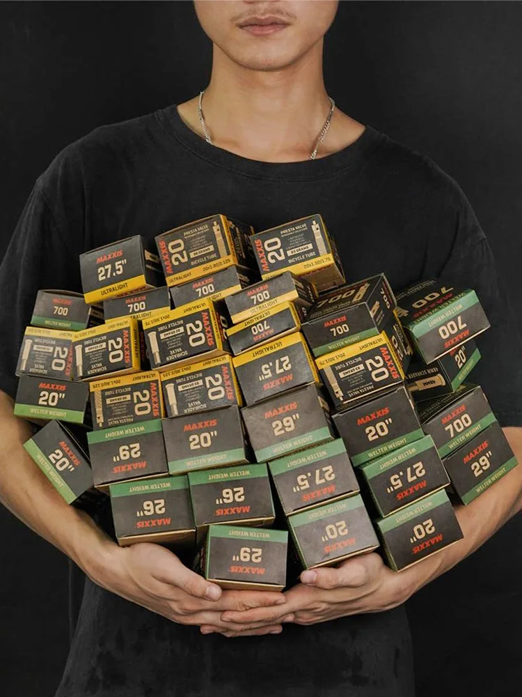 AliExpress NONE MAXXIS Bicycle Tire Inner Tube 20/26/27.5/29 Inches 700X23C AV(SV) FV(PV) 0.6mm Lightweighting for MTB Foldable vehicle