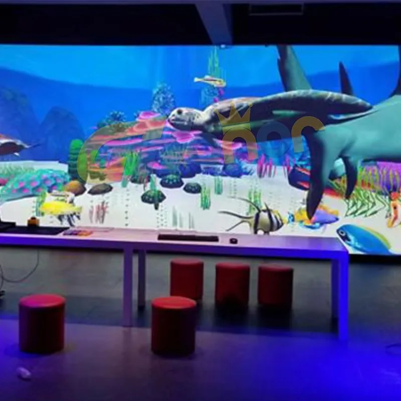 Proyektor Interaktif AR 3D Hologram Simulator Proyeksi Gambar Interaktif Proyektor Interaktif