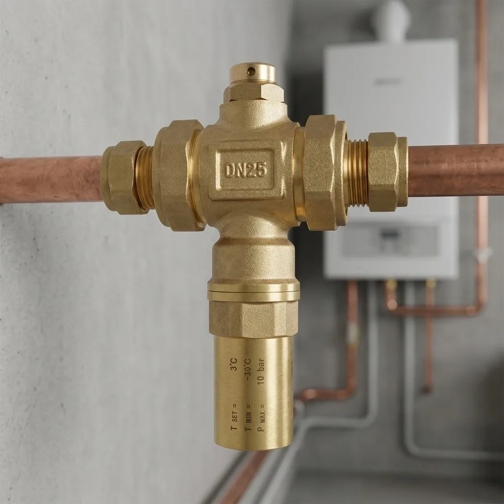 For Low Temperature Environments Antifreeze Valve Valve For Floor Heating Systems Minus 30 To 60 Ambient 10 Bar Working Pressure