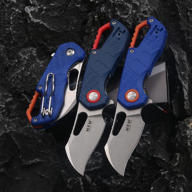 New stainless steel outdoor folding knife portable EDC camping multi-function knife, barbecue knife