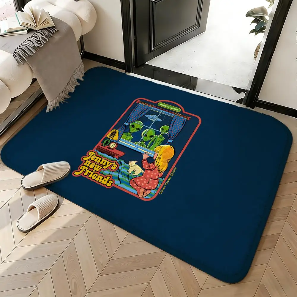 Soft Absorbent Non-Slip Rug Artist Steven Rhodes Floor Mat Home Decor Doormat Bedroom Floor Mat Shower Carpet