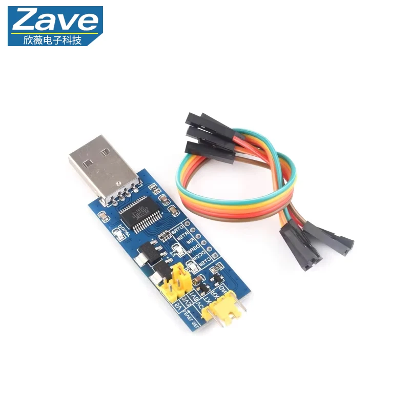 FT232RL Serial Port Module USB to TTL Serial Port Small Board 5V 3.3V 1.8V Level Download the Burn Line