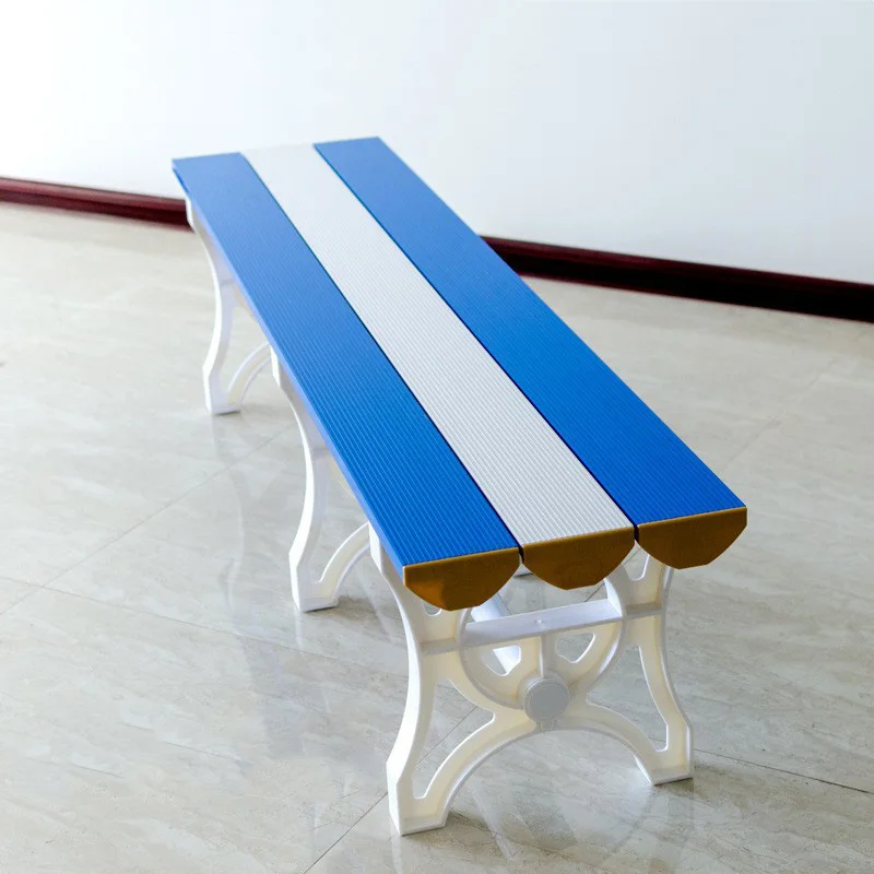 Modern anti-lock braking system Plastic waterproof bench for gym and swimming pool bathroom
