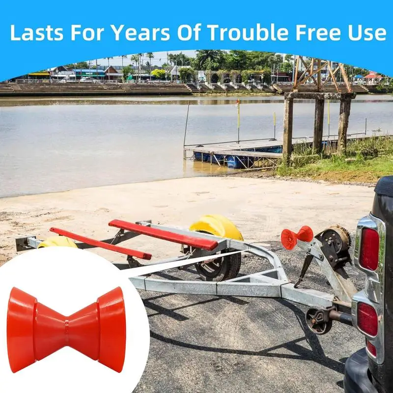 

Trailer Rollers For Boats Shock-Absorbing Boat Bow Roller Boat Trailer Roller Assembly Rustproof Boat Ramp Rollers Boat Trailers