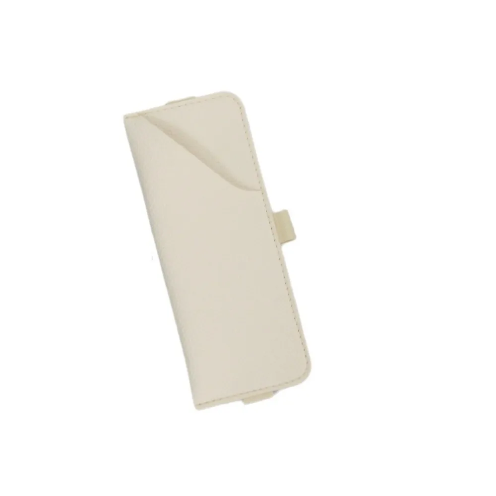 PU Leather Glasses Case with Elastic Band Detachable Pencil Pouch Multi-functional Eyeglasses Holder Journal Planner Notebook