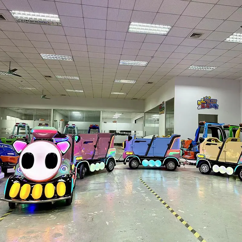 Tren de diversión para niños, gran oferta, tren feliz, paseos para niños, paseo eléctrico en tren para adultos