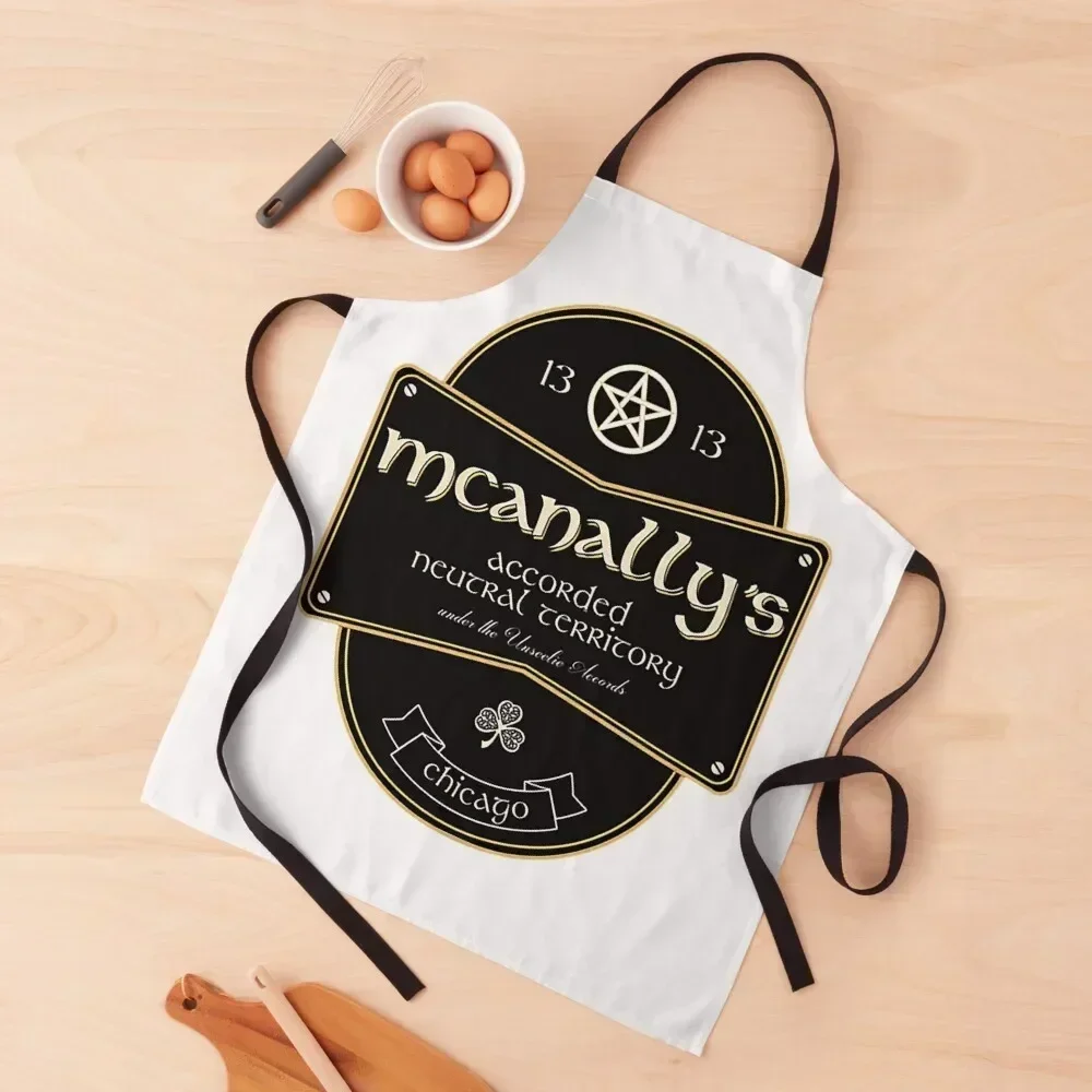 

Dresden Files T-ShirtMcAnally's Pub Apron kitchen clothes Men gift christmas kitchen cloths Apron