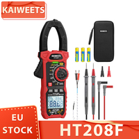 KAIWEETS HT208F Inrush Digital Clamp Meter, 1000A with Backlit, TRMS 6000 Counts, 15min Auto-shutdown, 38mm Large Jaw Design