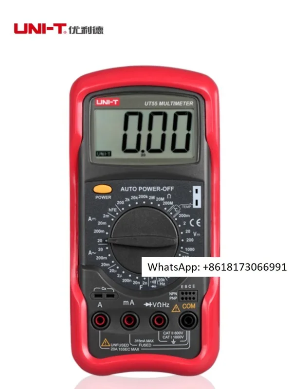 Ulide UT51/UT52 Digital Multimeter UT53/UT54/UT55/UT56 Anti Burn Temperature Frequency Measurement