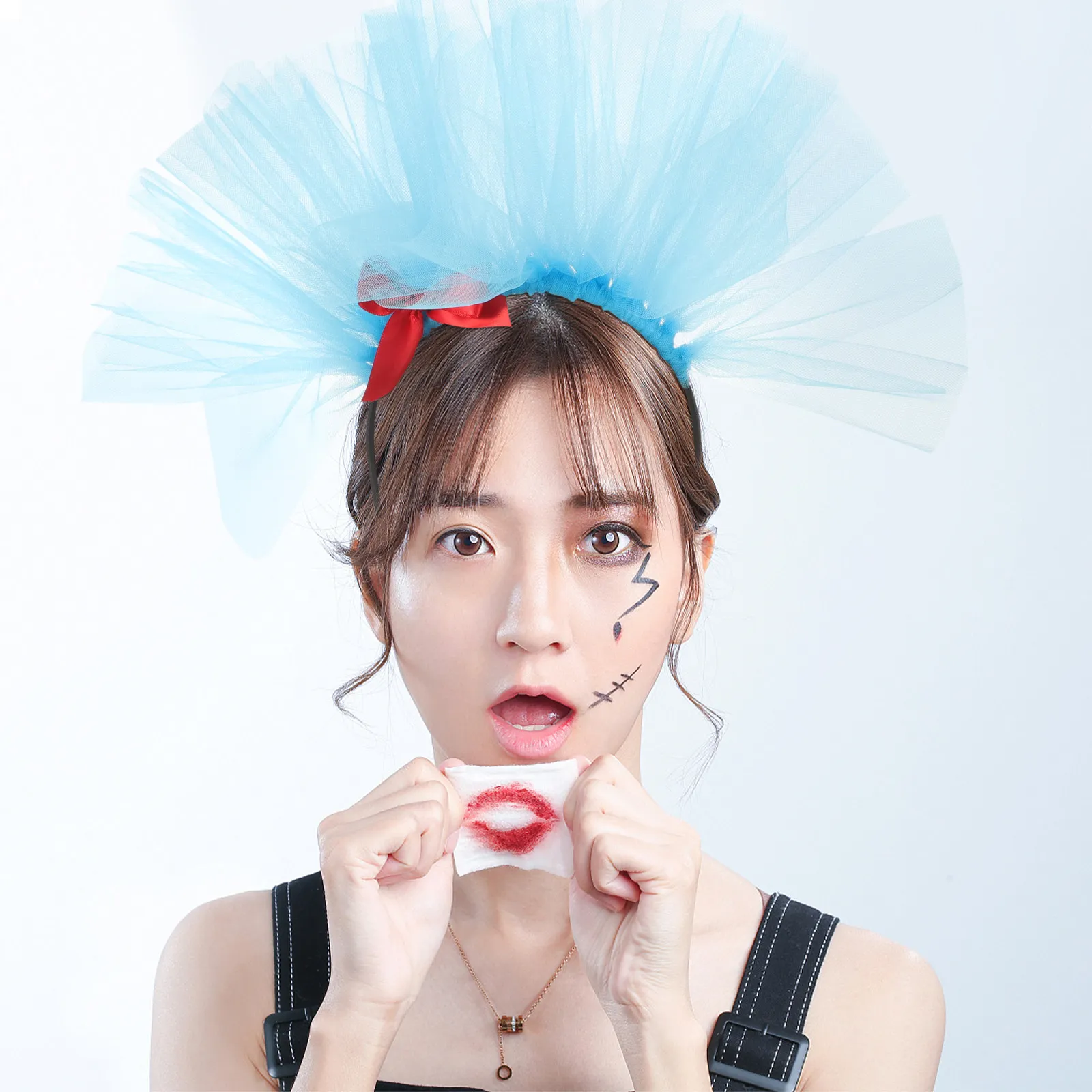 

Сетчатая повязка на голову для женщин: легкая и удобная, для Дня святого Валентина, свадеб, вечеринок, дней рождения, танцев и фестивалей.