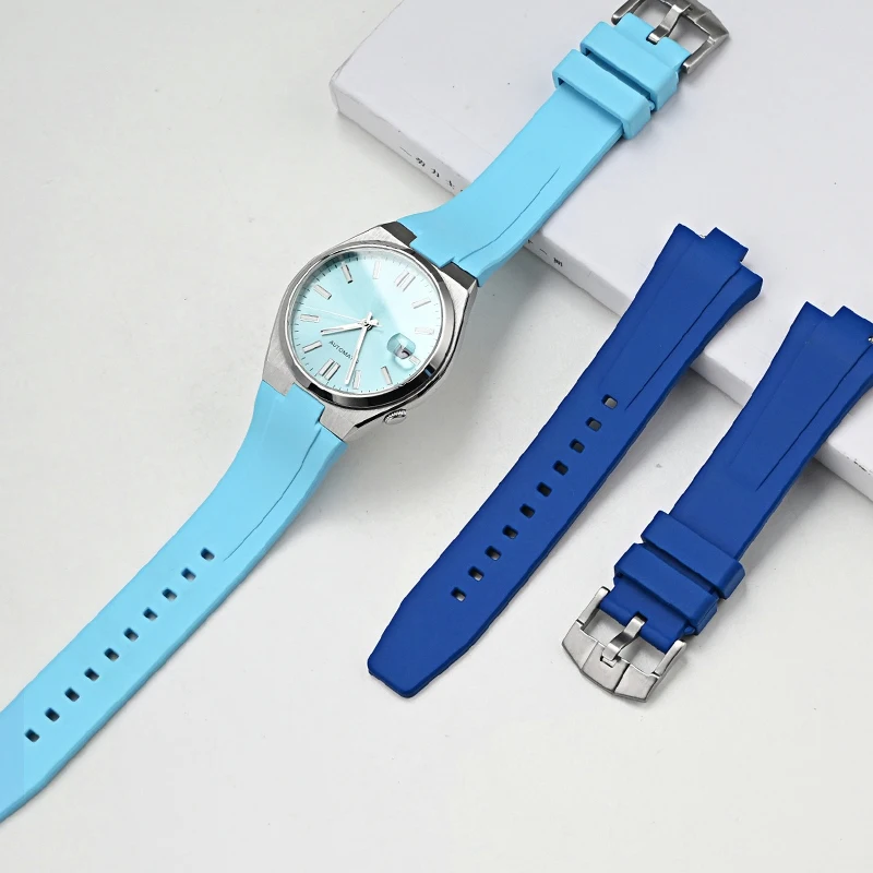 

Для Citizen NJ0150 NJ0151 NJ0158 часы фторкаучуковый ремешок FKM Высококачественный ремешок для часов мужской браслет быстросъемный браслет