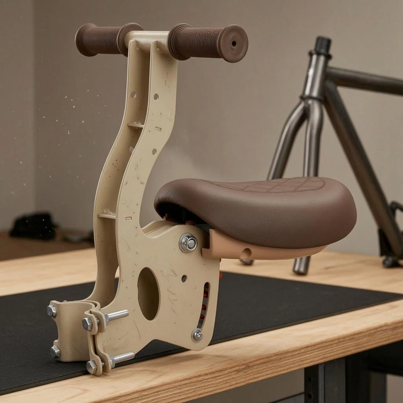 

Front Child Bike Seat Handlebar Grip Kids Bike Saddle for Electric Bike