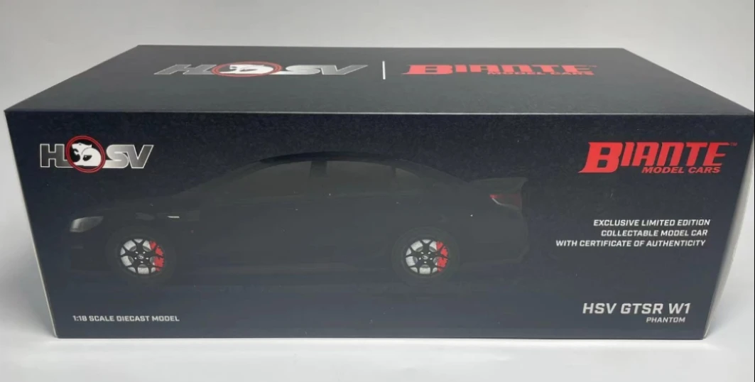 1:18 هولدن HSV GTSR HERON نموذج سيارة سيدان فاخر محاكاة دييكاست سيارة سبيكة معدنية نموذج سيارة جمع الهدايا