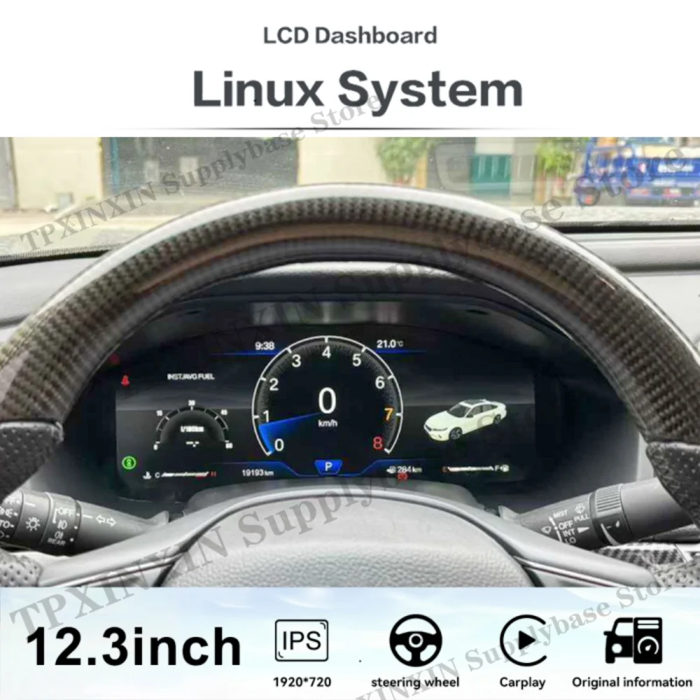 Lossless installation Display Dashboard For Honda Accord 10 Digital Performance LCD Speed Table Virtual Lossless installation