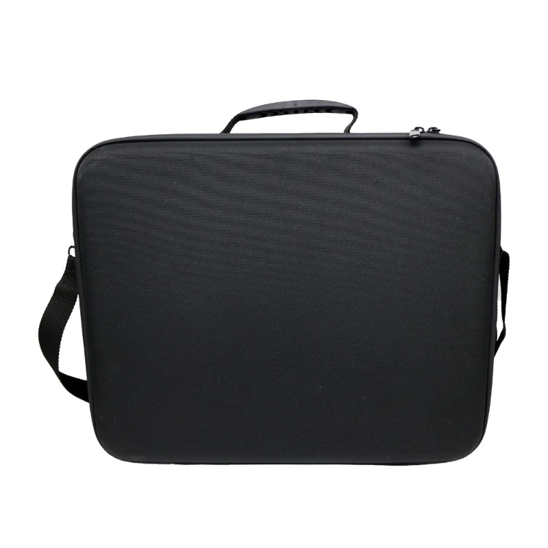 Equipment Carrying Case with Securing Bands and Interior Pocket for V5 Satellite