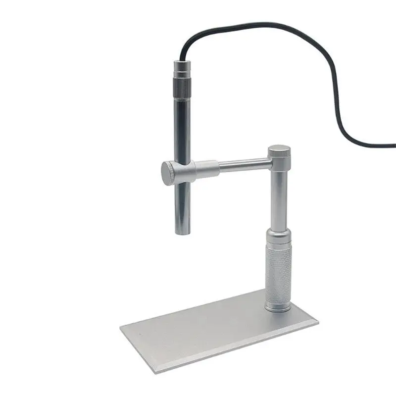 A04G-2Set 2MP USB Digital Microscope 500X 8 LED Camera Stand Microscopy CMOS Sensor 2 Megapixel Light Source Control Wheel