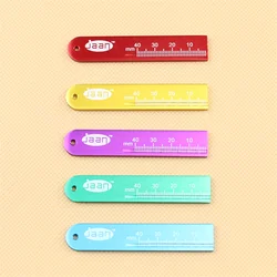 1Pcs Colorful Aluminium Dental Endo Rulers Span Measure Scale Endodontic Finger Rulers Dental lab Dentist Tools Materials