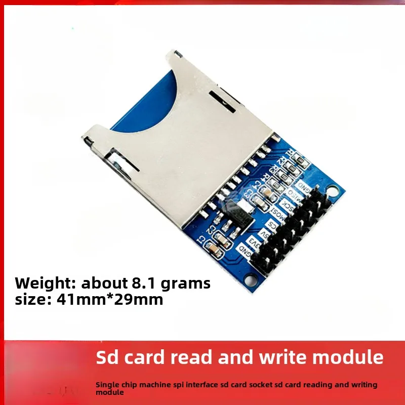5PCS SD card read-write module microcontroller  SPI interface socket SD read-write module