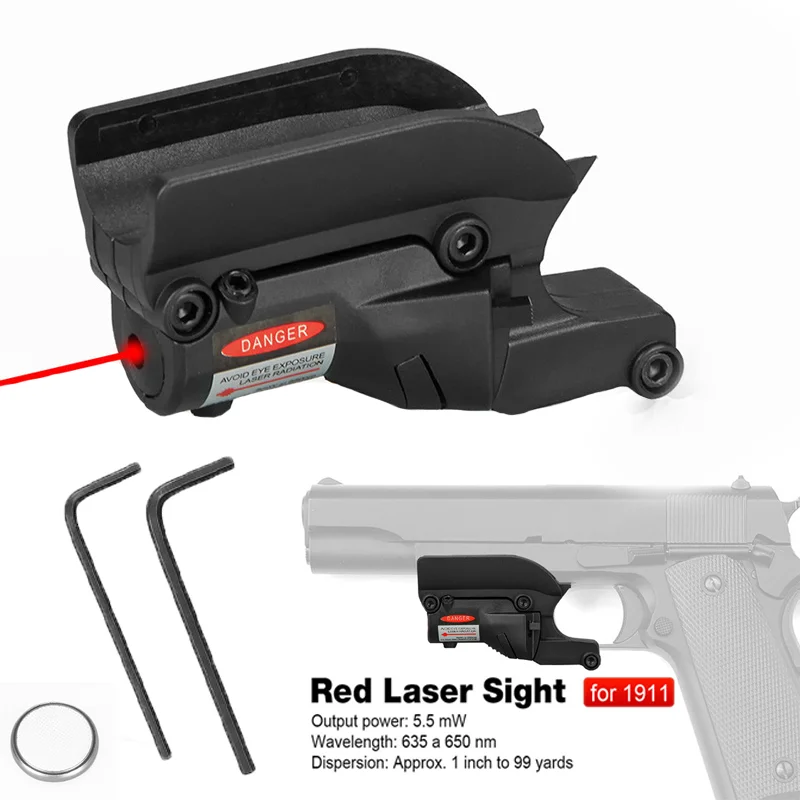 

Tactical airguns accessories airsoft Laser sight red laser pointer Pistol for hunting for 1911