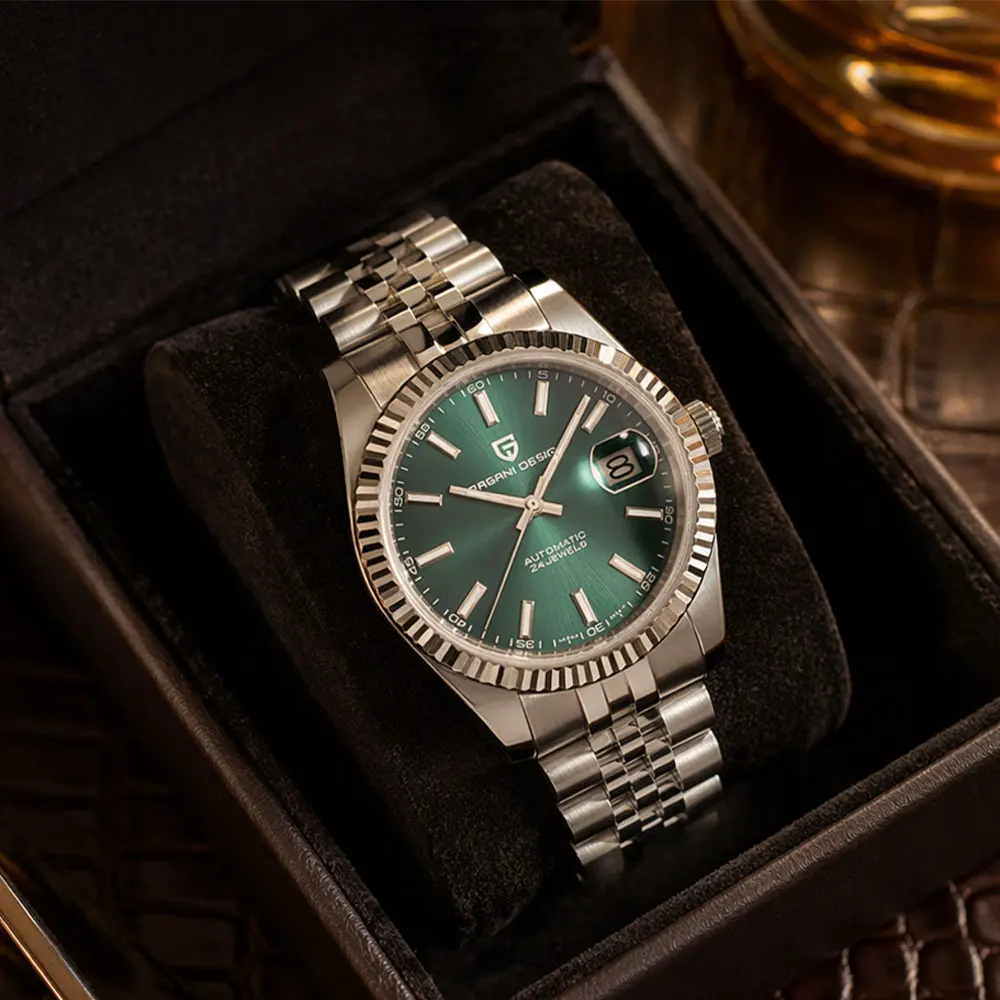 New Mechanical Watch PAGANI DESIGN Automatic Watch Top Brand Men Watch Stainless Steel Waterproof Wristwatch 42mm Watch for Mens