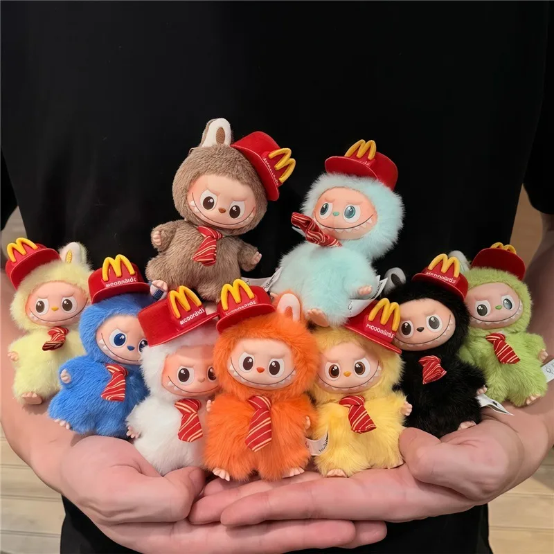 4.0 The Monsters Pin Love Series For Labubu Doll Workwear Fast Food French Fries Cosplay Clothes Fashion Coffee Ropa Clothing