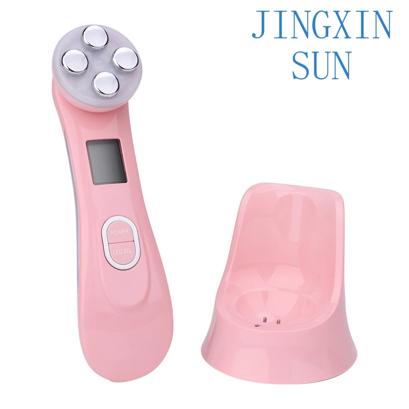 EMS Radio Frequency Introduction Instrument LED Color Light Beauty Equipment Household Face Photon Skin Rejuvenation Instrument