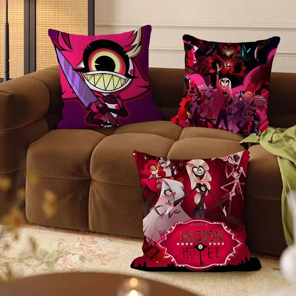 

Чехол для подушки Hazbin Hotel с кленовым дизайном, декор для счастливого осеннего урожая, праздничный декор, наволочка