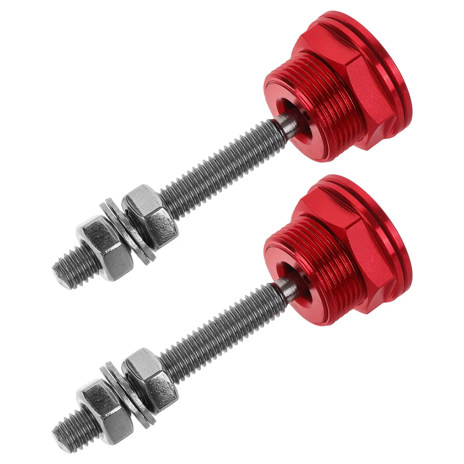 2Pcs Stainless Steel Hood Pin Kit Push Button Latch Quick Release Bumper Fasteners for Car Bonnet Lock Racing Auto Modification