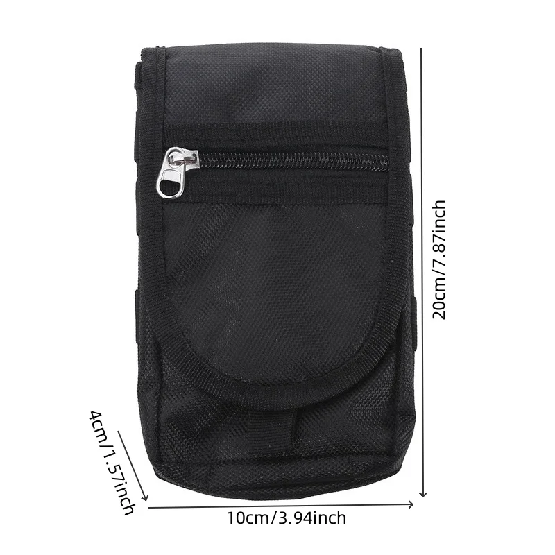 Large Screen Mobile Phone Bag Casual Waist Bag Daily Coin Purse Multi-Purpose Phone Belt Pouch Tactical Molle Phone Pouch Carry