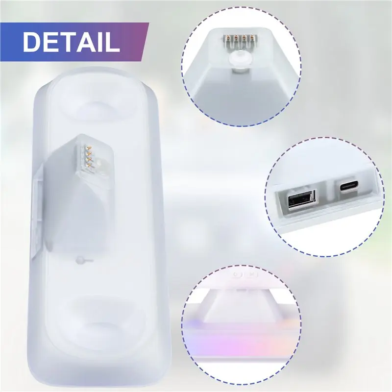 [NEW A09R!】 Mechanical Handle Charging Dock With RGB Lighting Effects Charges Automatically When Placed Down For MOBAPAD