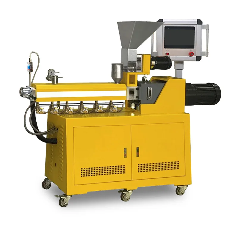 

Laboratory single twin screw extruder