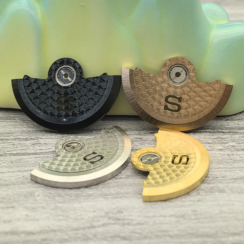 NH35 Watch Movements Weight Rotors Wavy Pattern Customized Oscillating Fits NH34 NH36 NH38 4R35 Movements Refit Compatible Parts