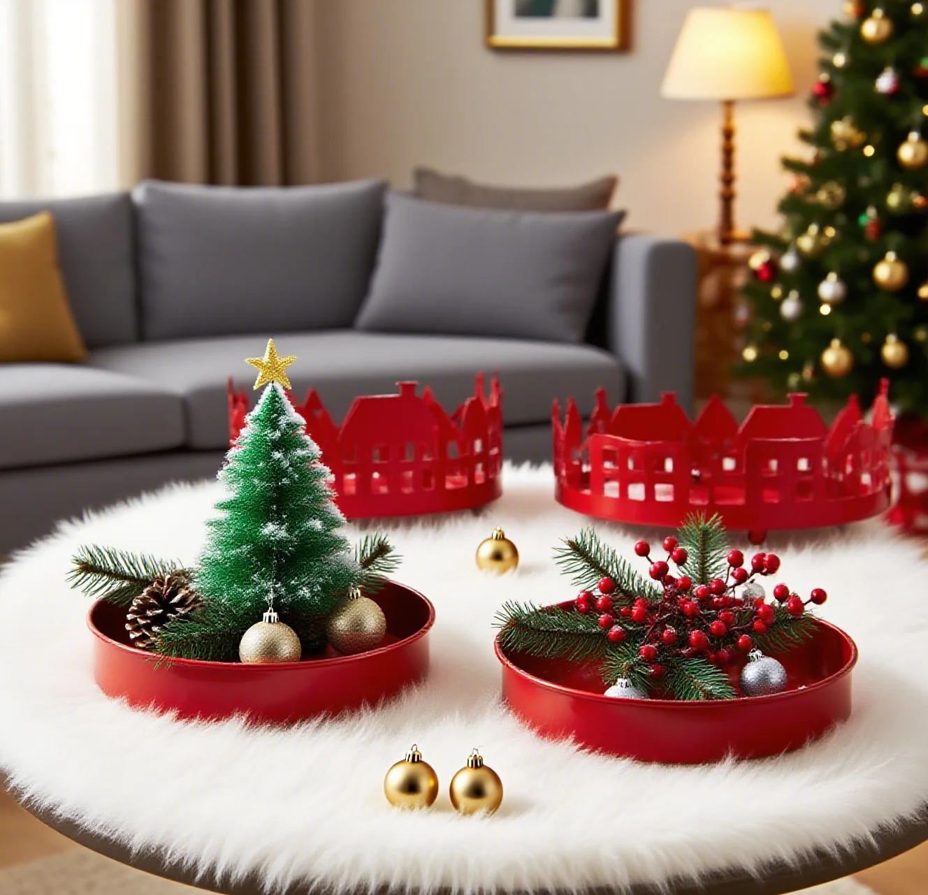 عيد الميلاد الحديد الديكور صينية مجموعة عيد الميلاد المنزل الكرتون اكسسوارات الديكور عيد الميلاد الحرف لوازم عيد الميلاد الديكور #1