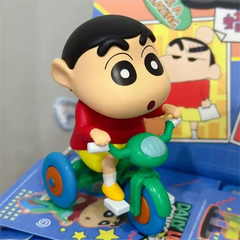 Crayon Shin-Chan Series 3 Generations Daily Series Handmade Figurines Desktop Decor Car Decor Japanese Action Toy Gift Blind Box
