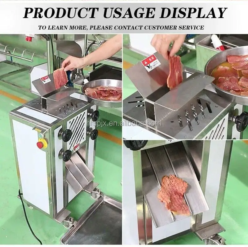 Electric Chicken and Beef Tenderness Tender Machine for Tenderizing Hamstring Meat Product of the Genre 'Meat Making Machines'