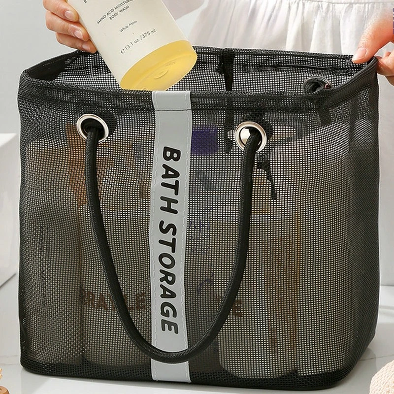 

Large Capacity Cosmetic Bag Portable Travel Wash Handbag Bathroom Transparent Shower Makeup Pouch Unisex Toiletries Organizer