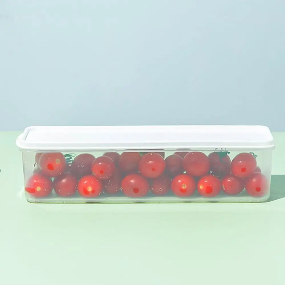 Plastic Noodle Storage Box Large Capacity Sealed Spaghetti Storage Containers Moisture-proof with Lid