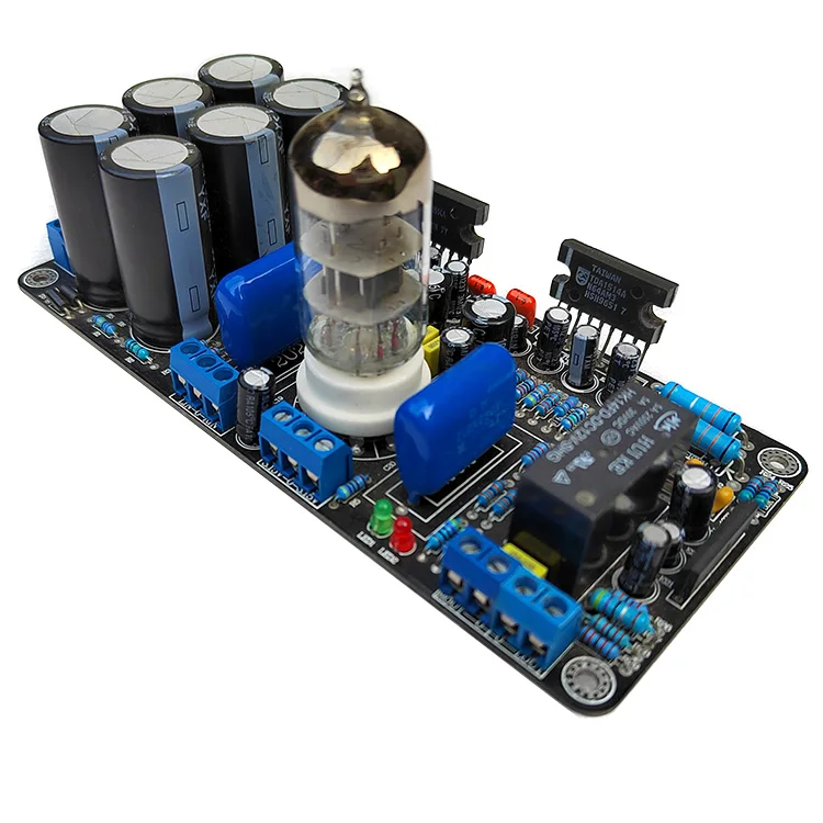 TDA1514+5670 6N3 electronic tube buffer amplifier board fever front and back stones 40WX2